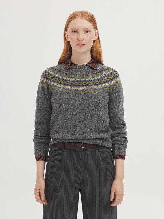 JERSEY JACQUARD GRECA EN LANA