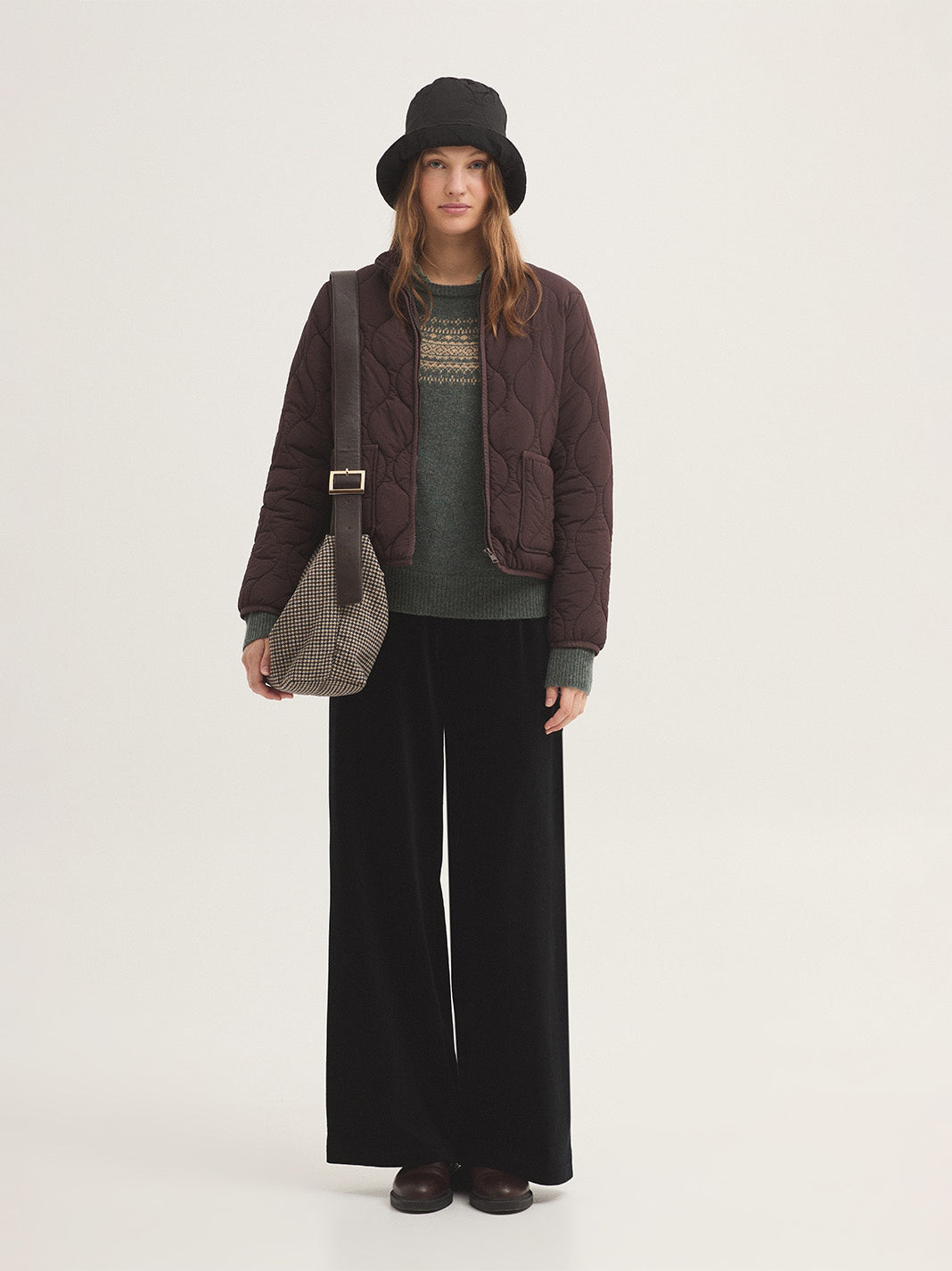 JERSEY JACQUARD GRECA EN LANA