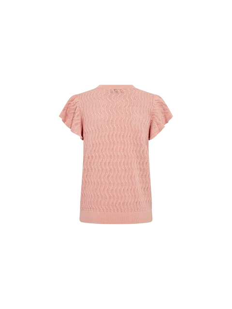 Top MMGanna Pattern O-Neck Knit