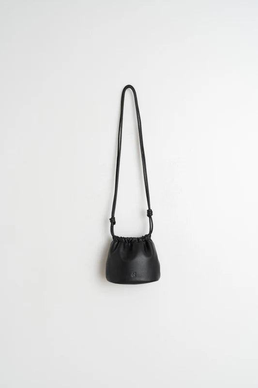 BOLSO PIEL FRUNCIDA