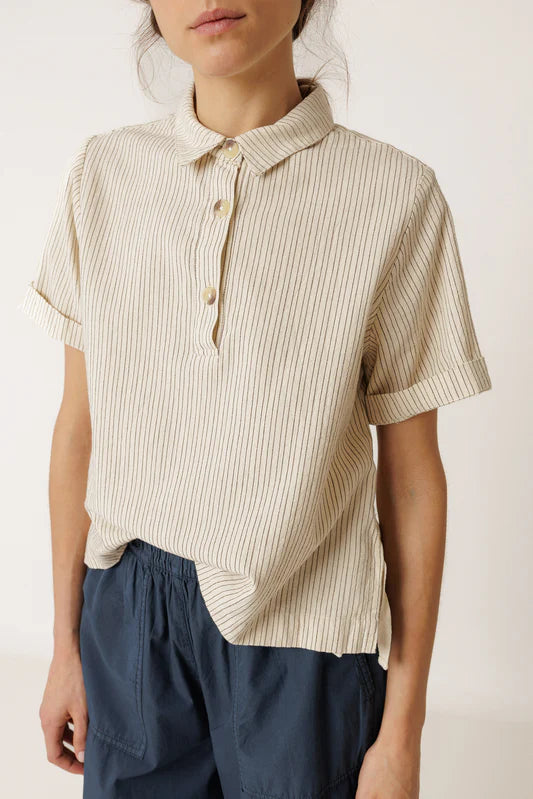 Camisa Rayas Con Lazada