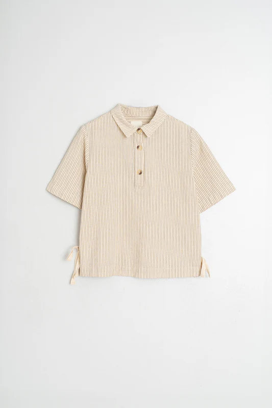 Camisa Rayas Con Lazada