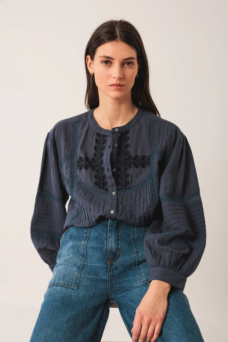 CAMISA BORDADO ÉTNICO