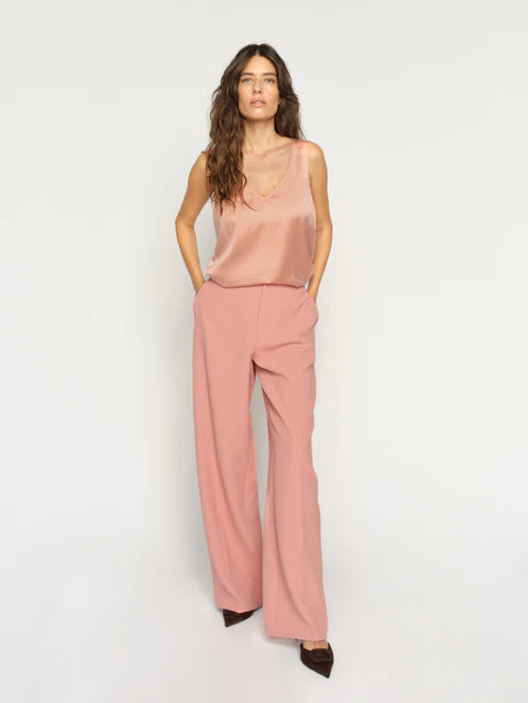 Top Astrid V-Neck Silk Tank