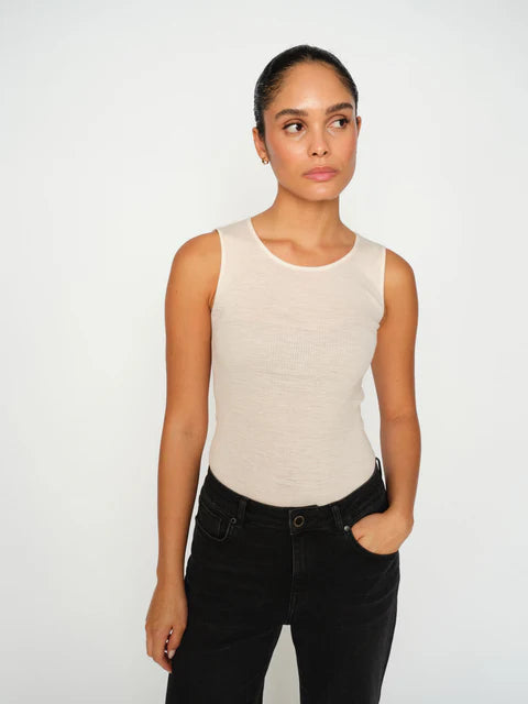 Top Elaine Seamless Silk Tank