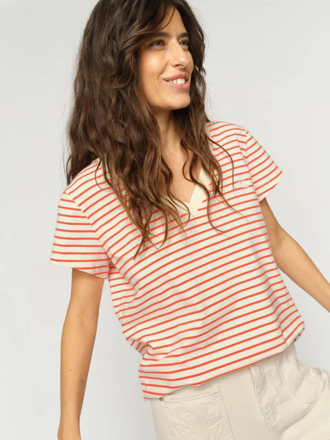 Camiseta Kala V Stripe Tee
