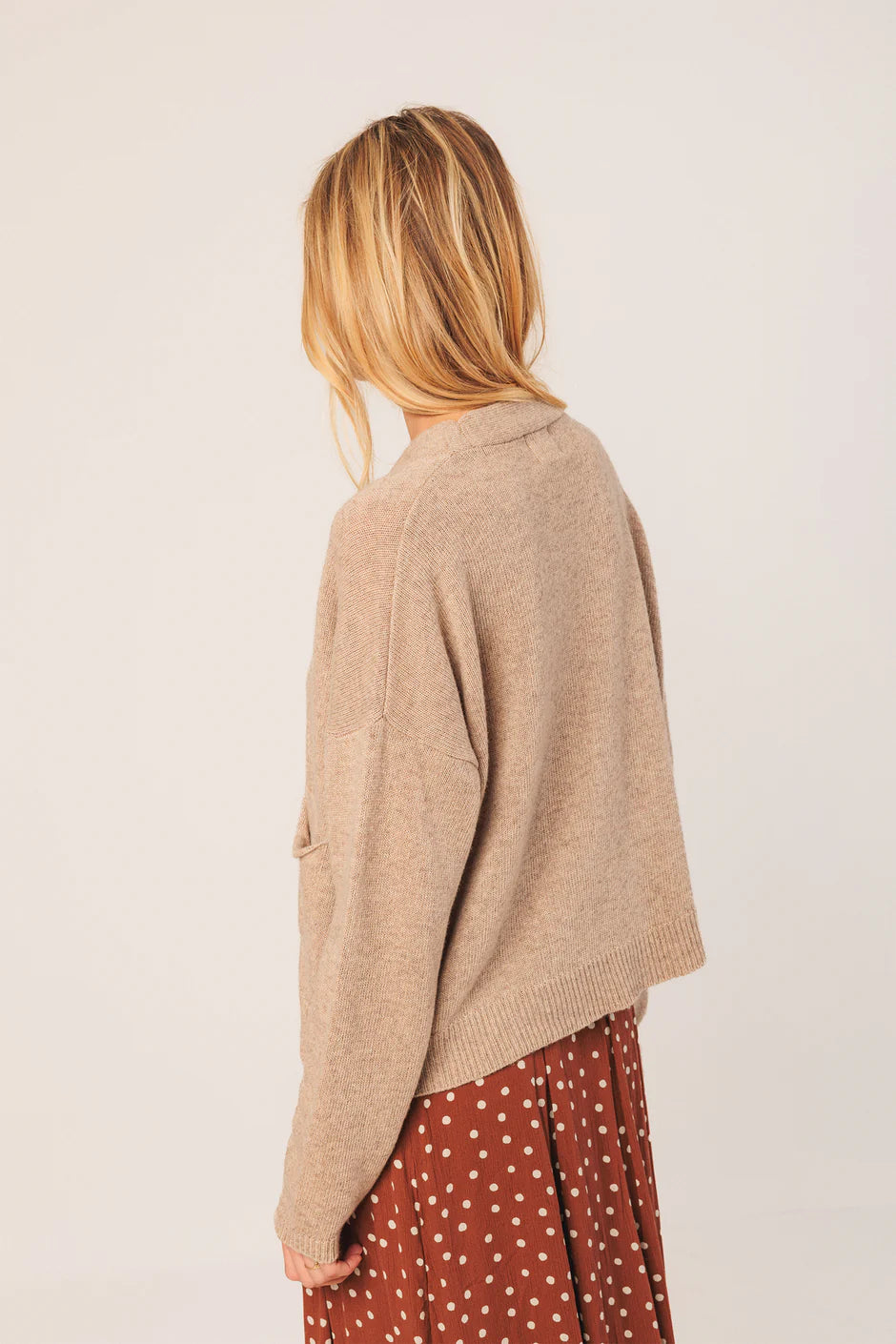 CHAQUETA CON CASHMERE