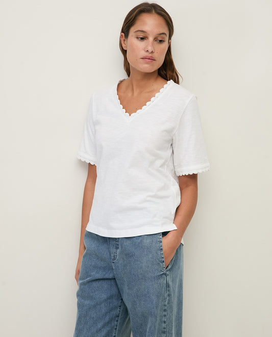 Camiseta Escote Pico Agata