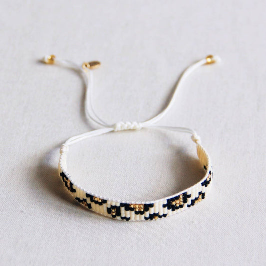 PULSERA TEJIDO LEOPARDO