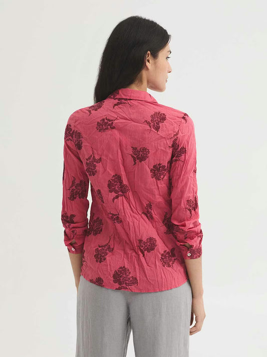Camisa Basica 99 Dots And Flowers