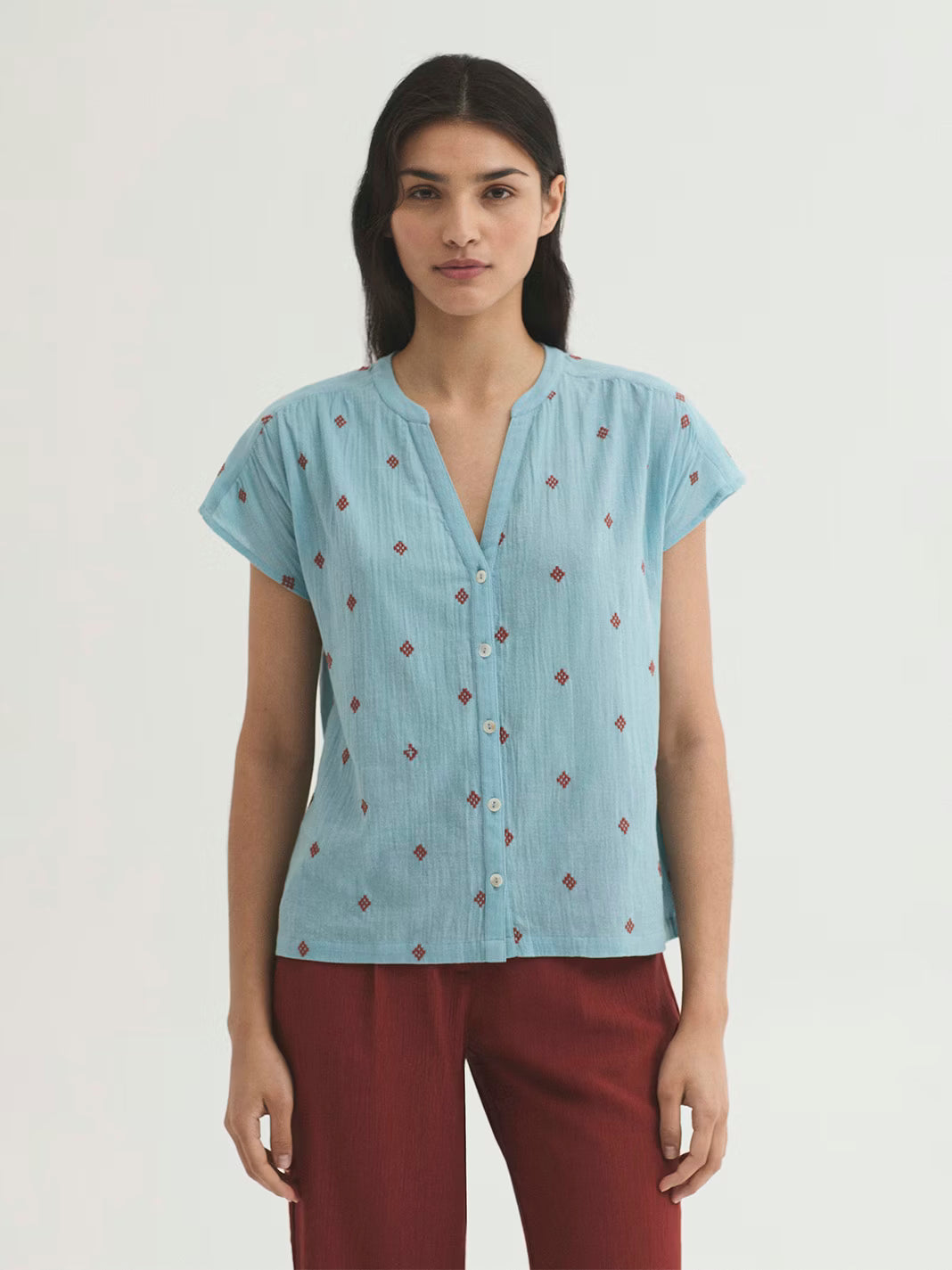 Blusa con Bordado Diamond