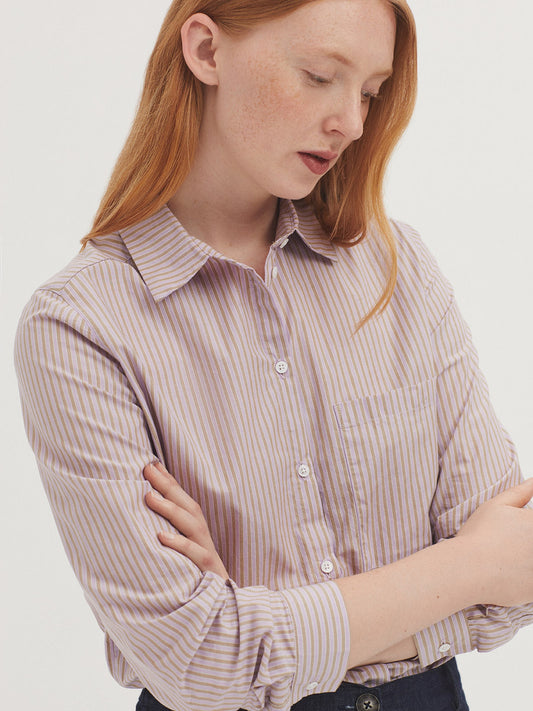 CAMISA POPELÍN RAYAS