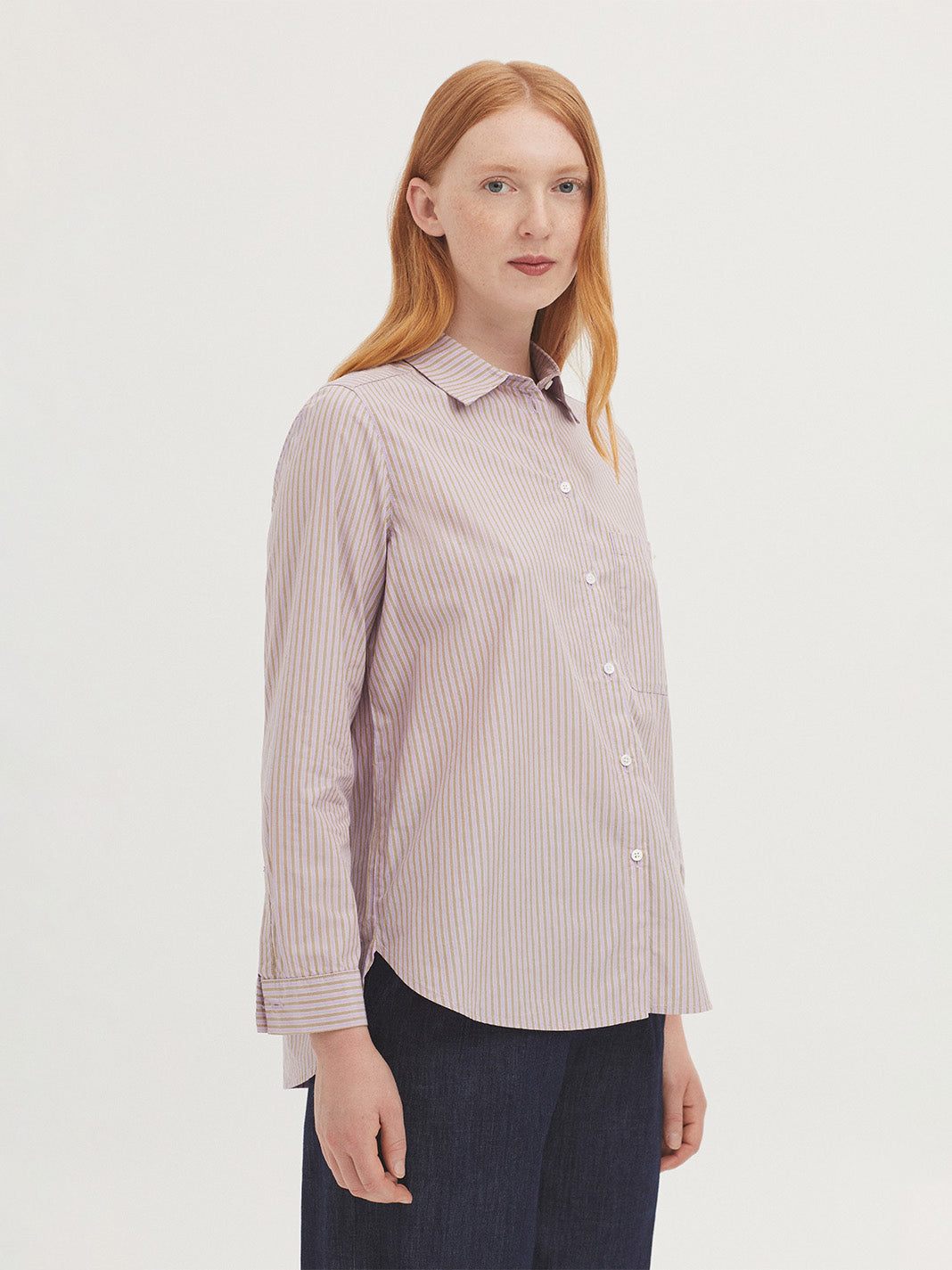 CAMISA POPELÍN RAYAS