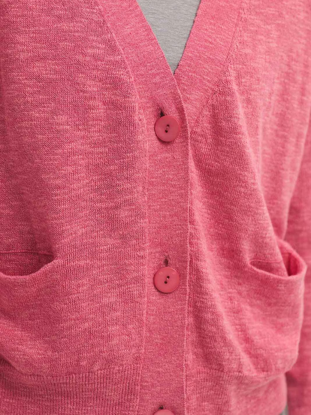 Chaqueta Pico con Detalle de Bolsillos