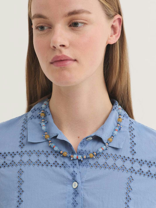 Collar Abalorios Mix Colores