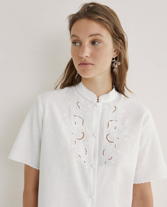 Camisa Cuello Mao Shibuya