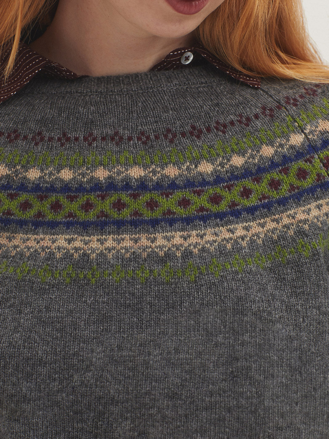 JERSEY JACQUARD GRECA EN LANA