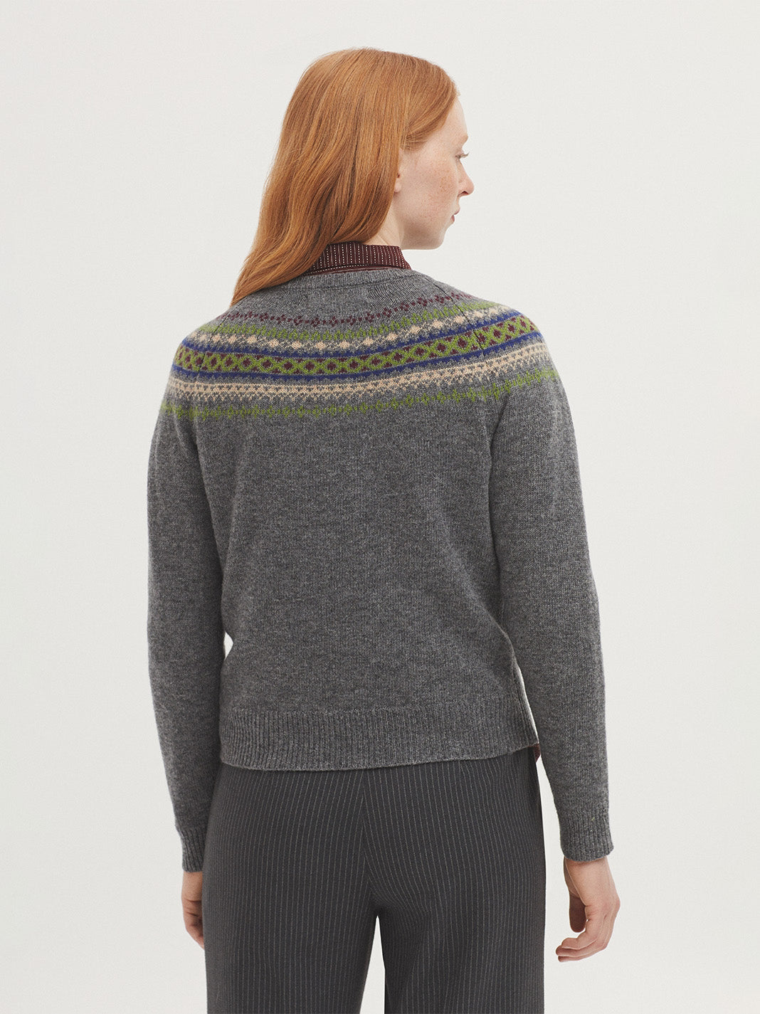 JERSEY JACQUARD GRECA EN LANA