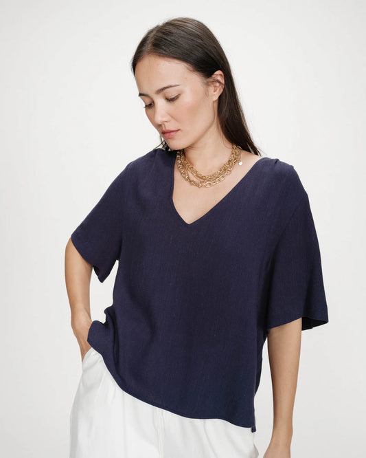 Top De Manga Corta Violon