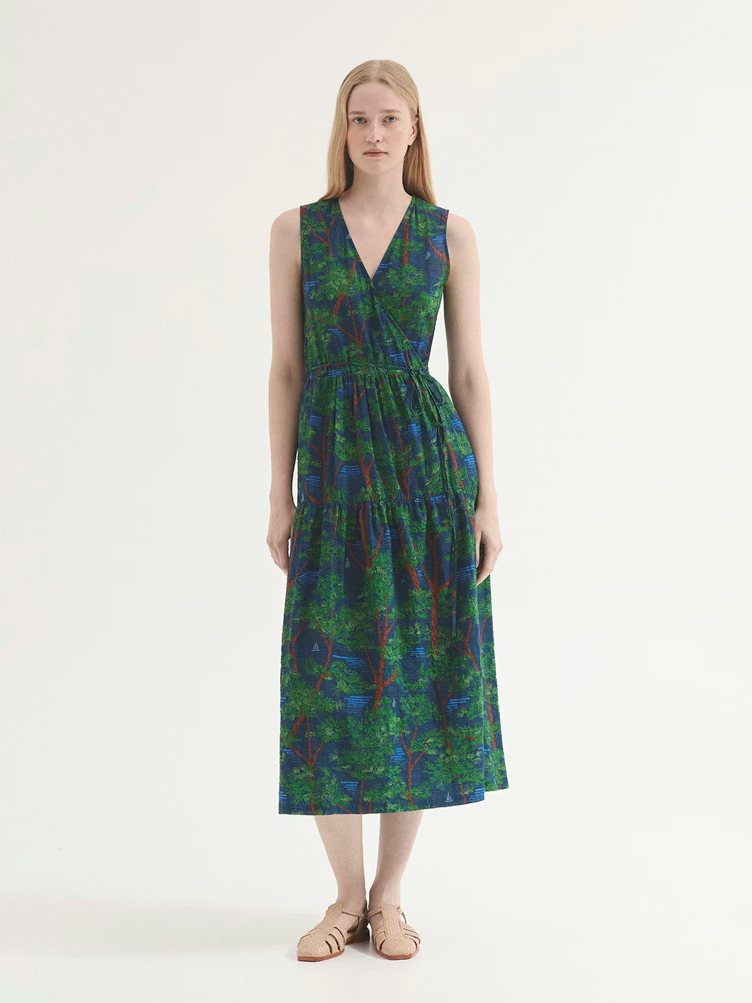 Vestido Pine Trees Print