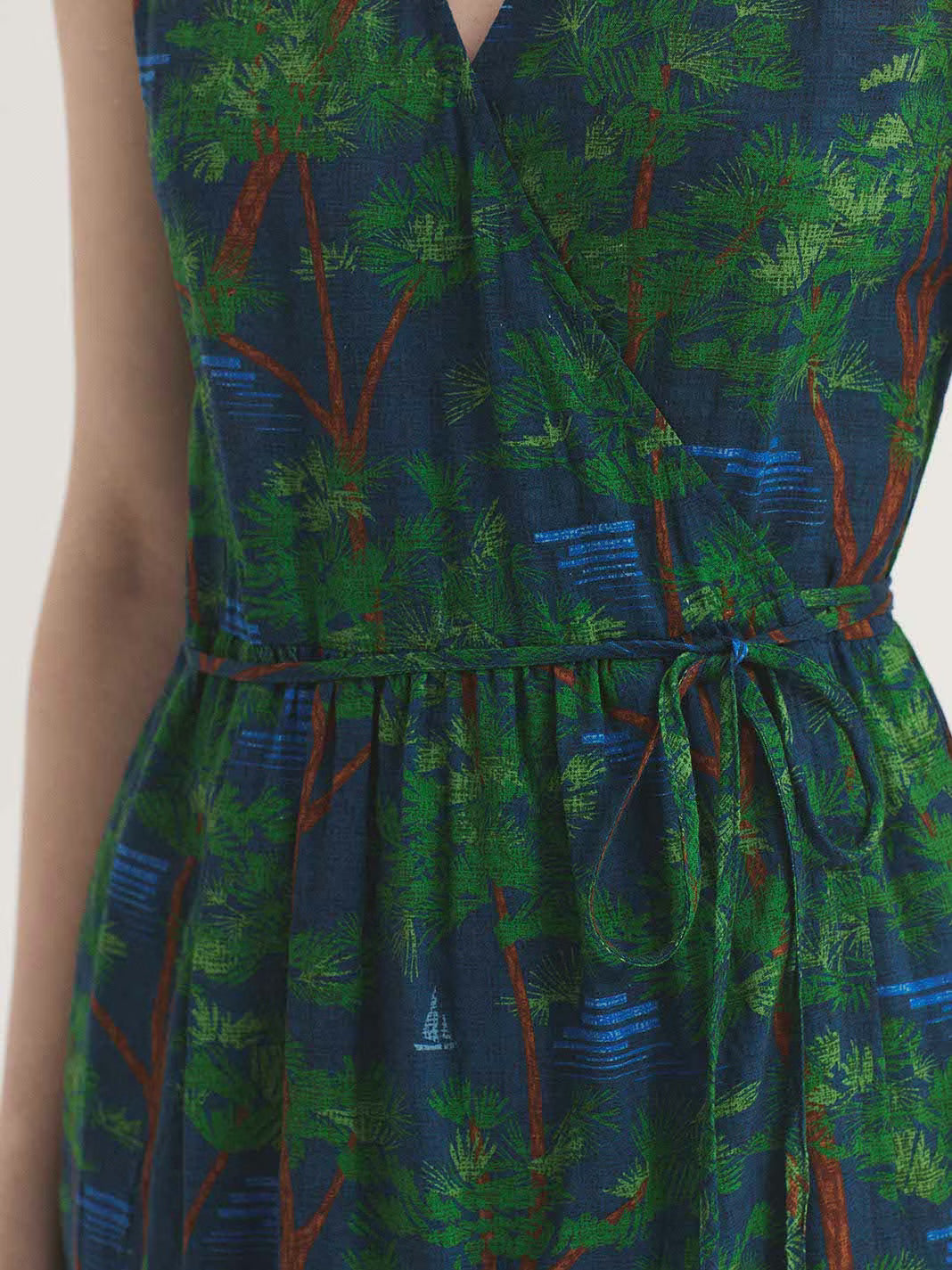 Vestido Pine Trees Print