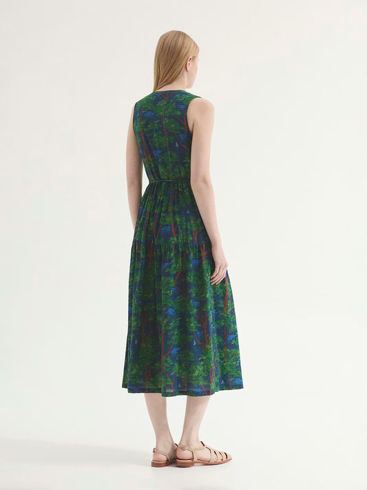 Vestido Pine Trees Print