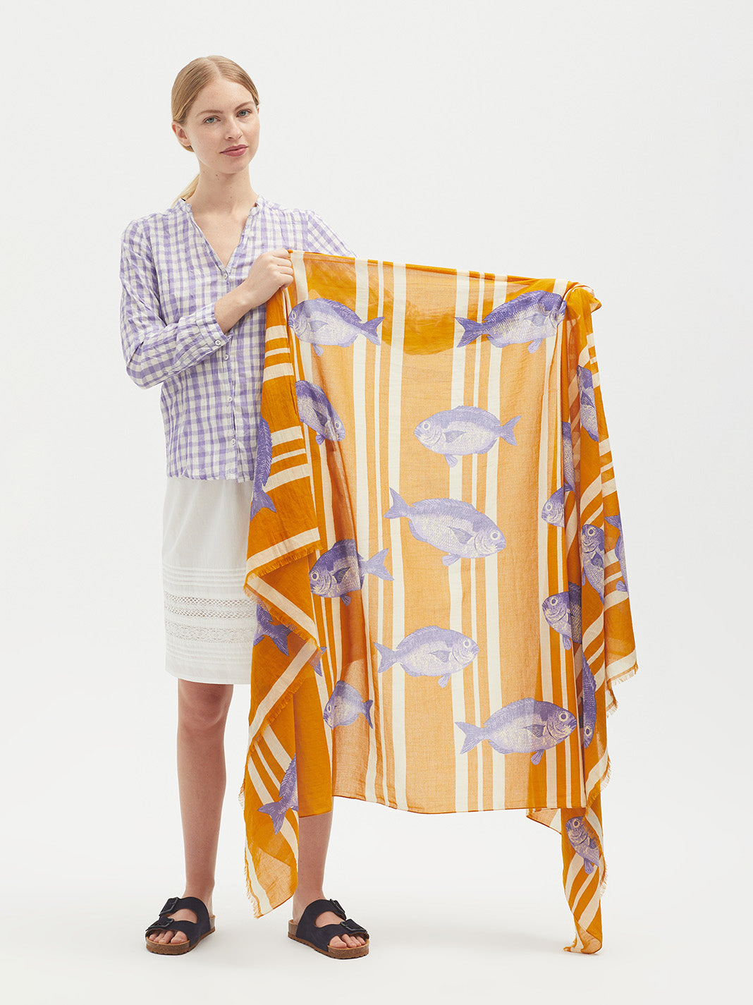 Pareo Big Fish Print