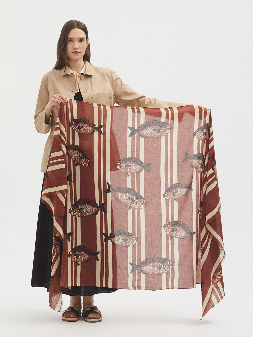 Pareo Big Fish Print