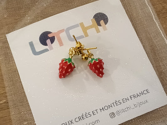PENDIENTES FRESA