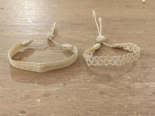 Pulsera Trenzada Oro