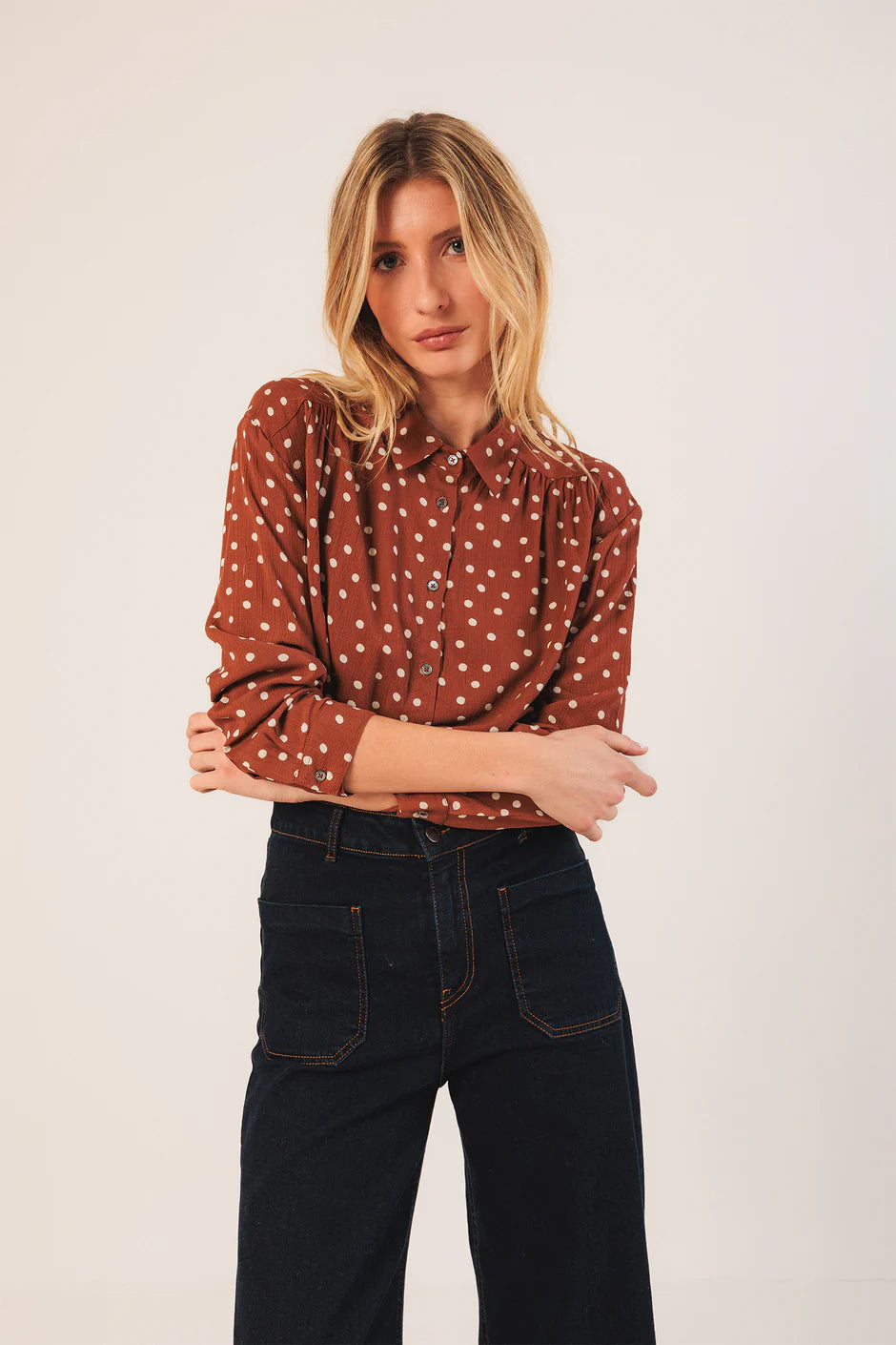 CAMISA BEA TOPOS