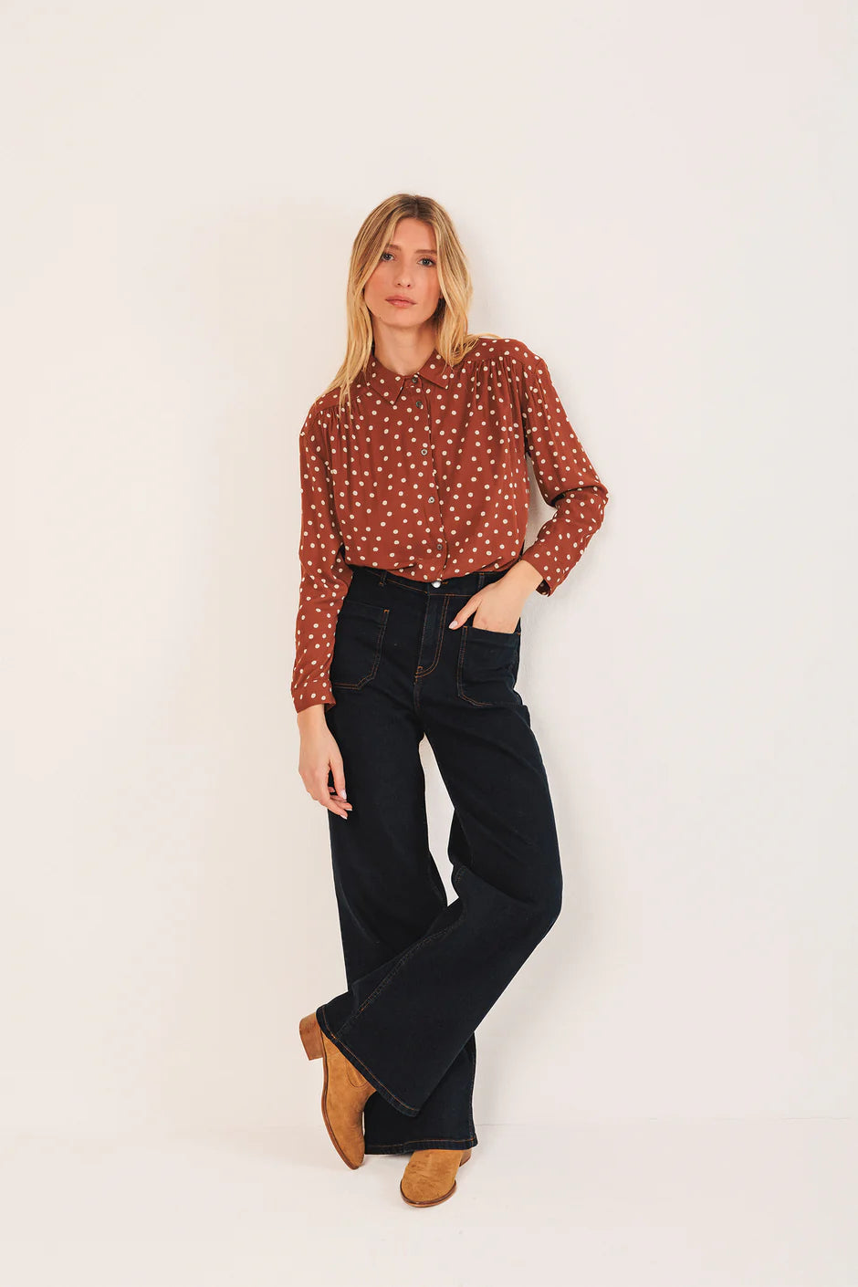 CAMISA BEA TOPOS