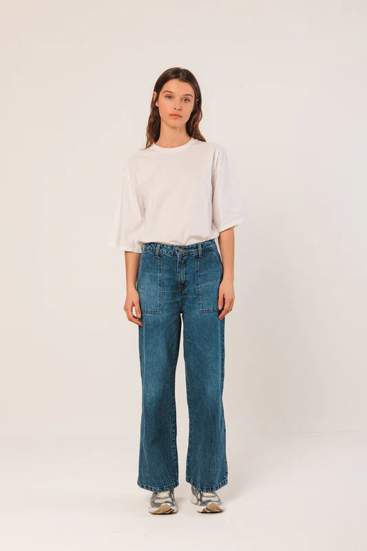 PANTALÓN DENIM LAVADO