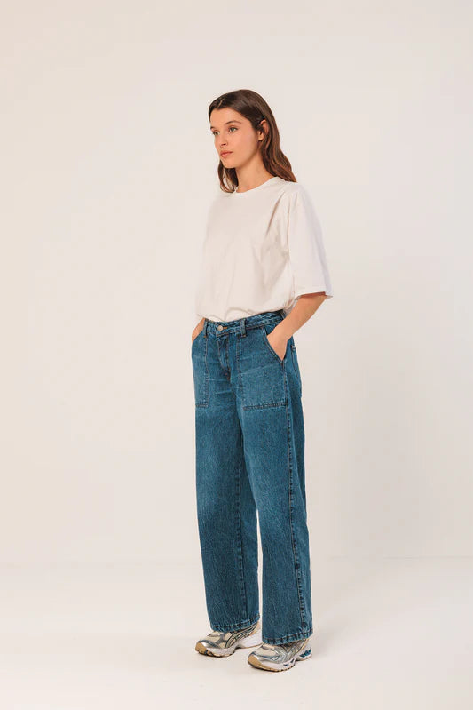 PANTALÓN DENIM LAVADO