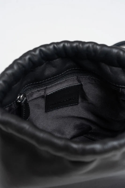 BOLSO PIEL FRUNCIDA