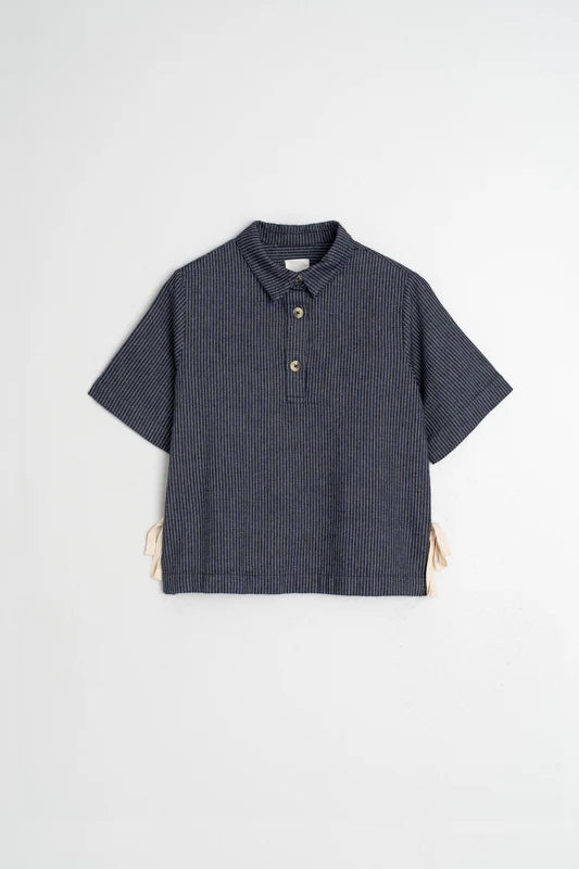 Camisa Rayas Con Lazada
