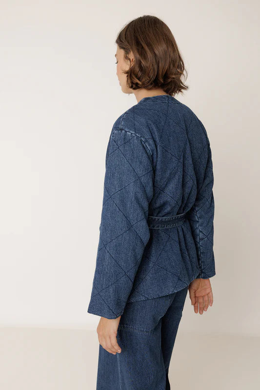 Chaqueta kimono acolchado