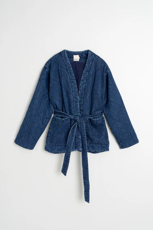 Chaqueta kimono acolchado