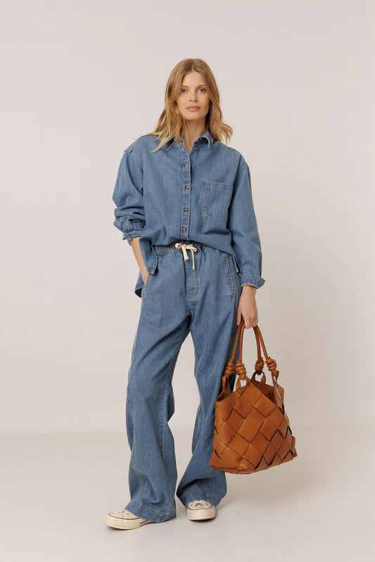 Pantalón largo denim