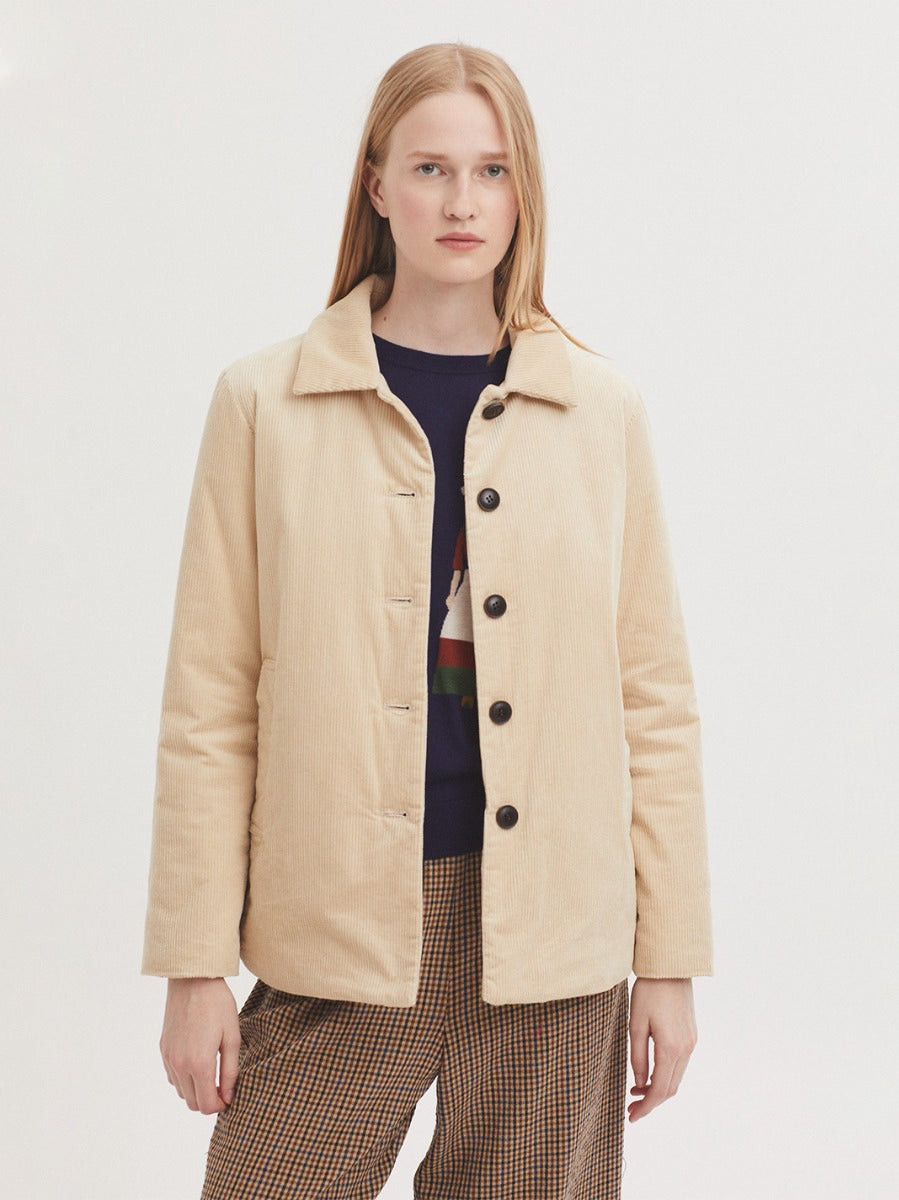 CHAQUETA ACOLCHADA DE PANA
